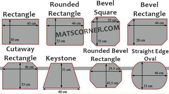 placemats size chart - MatsCorner