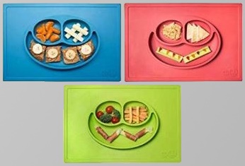 EZPZ Happy Silicon Placemats for Toddlers