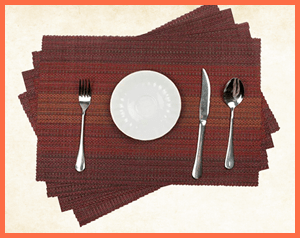 best heat resistant placemats for wooden table