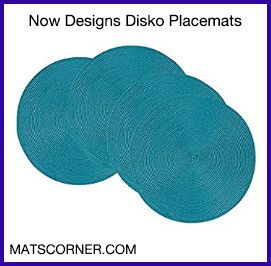 Now Designs Disko Placemats for Round Glass Table