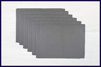 DII Ribbed - Heat and Stain Resistant Placemats