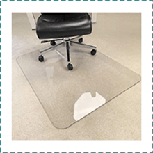 MuArts Chair Mat for Carpet & Hardwood Floor
