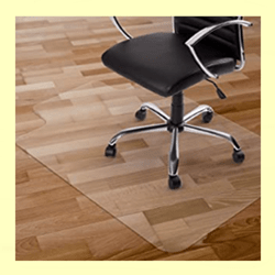Kuyal Transparent Chair Mat for Wood Floor