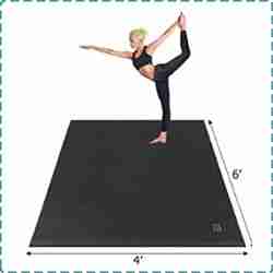 Gxmmat Extra Large Exercise Mats for Hard Floors